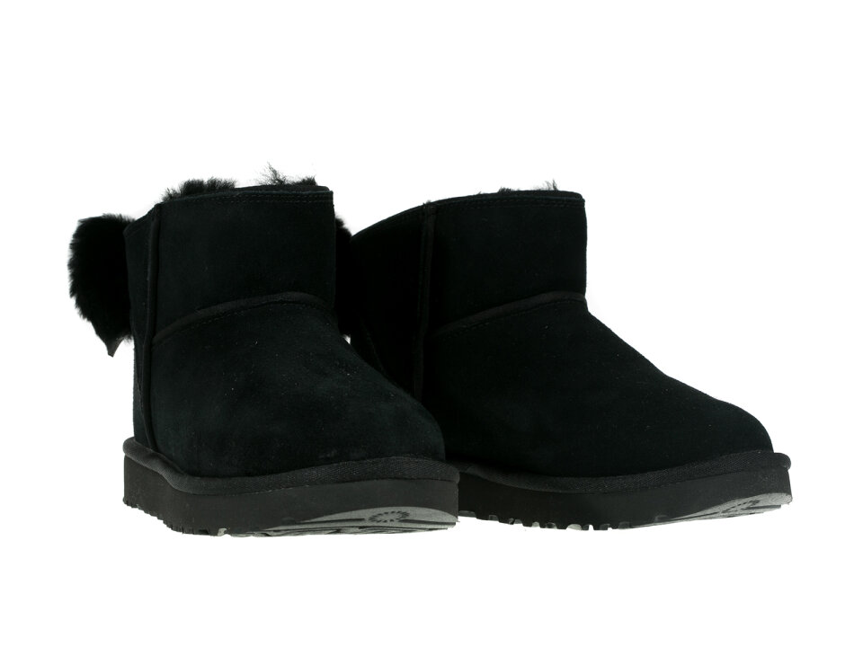 Ž.POLUČ 2021116099BLK -UGG  CLASSIC MINI BOW