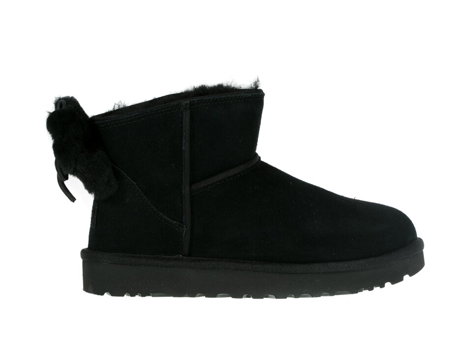 Ž.POLUČ 2021116099BLK -UGG  CLASSIC MINI BOW